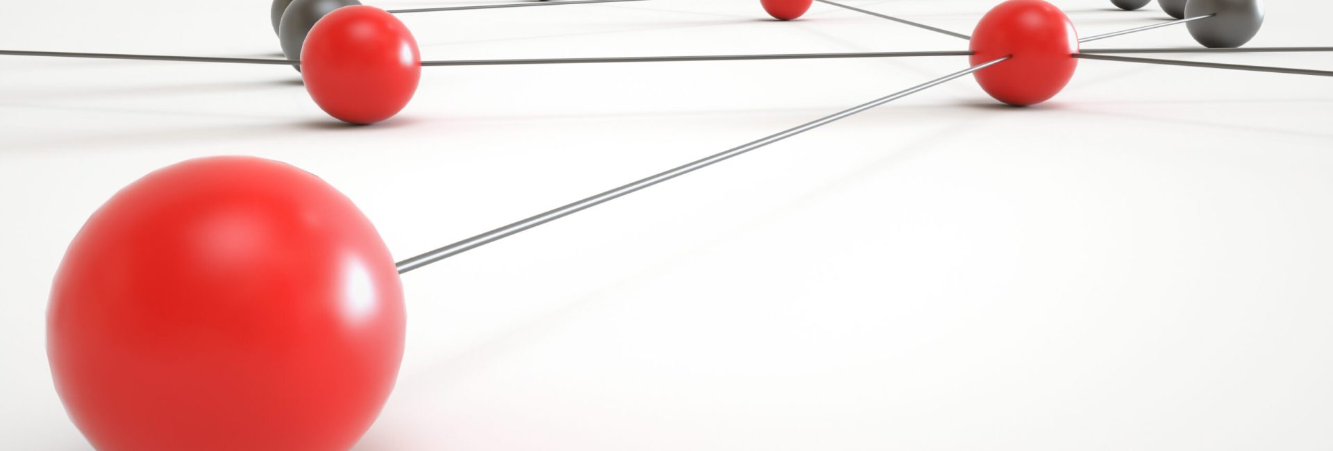 Concept of network – 3D Rendering Concept to social media and internet connections - 3D Rendering